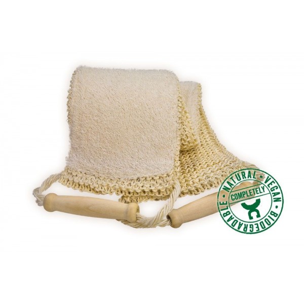 Gant de massage biface luffa/éponge - Croll & Deneke