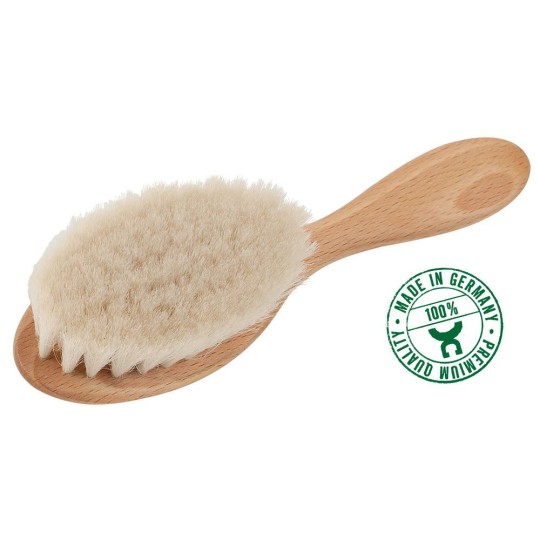 Brosse pour bébé en poils de chèvre - Croll & Denecke