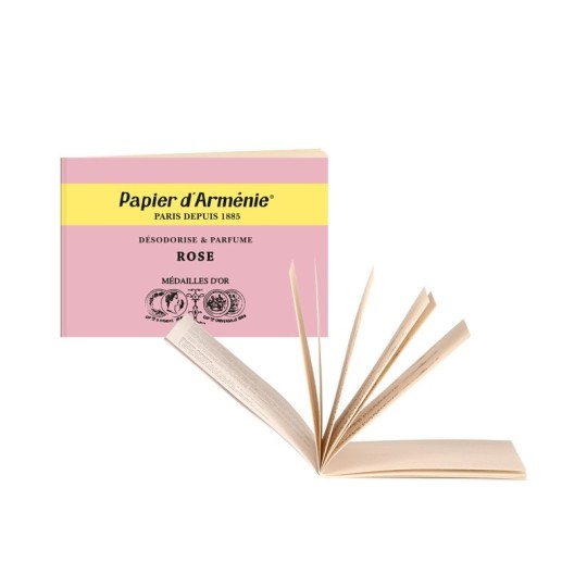 Carnet La Rose - Papier d'Arménie