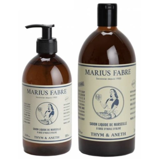 Savon liquide de Marseille "Thym & Aneth" - Marius Fabre