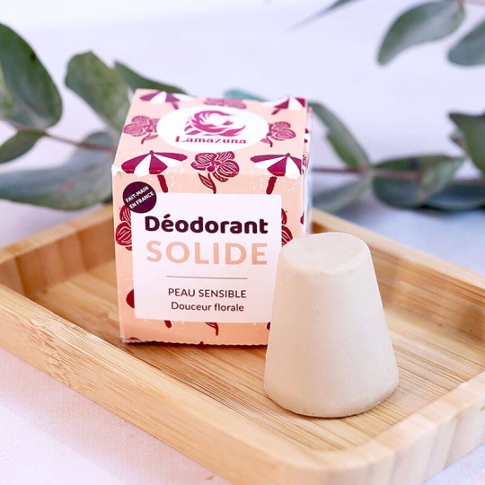 Déodorant solide peau sensible Douceur Florale Lamazuna