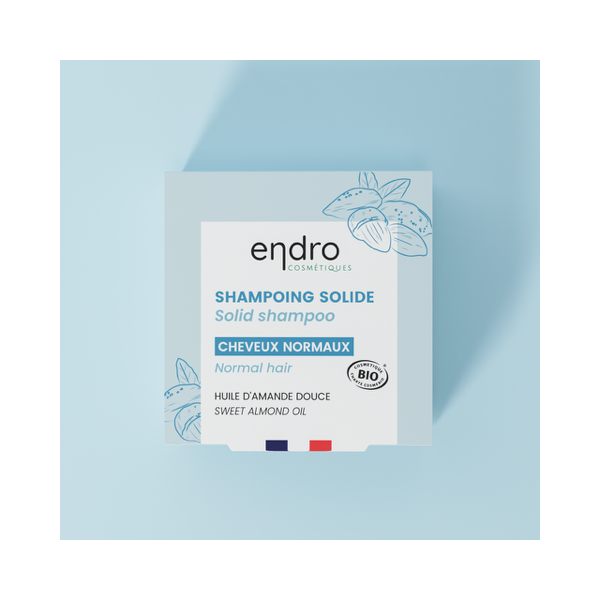 Shampoing solide BIO - Cheveux normaux - Endro cosmétiques