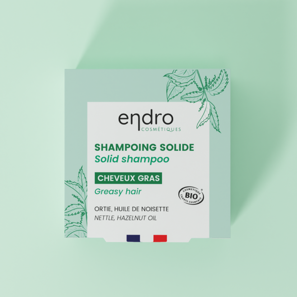 Shampoing solide BIO - Cheveux Gras - Endro cosmétiques