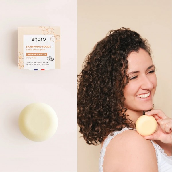 Shampoing solide BIO - Cheveux bouclés - Endro cosmétiques