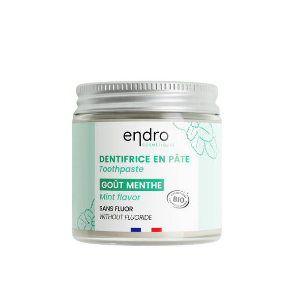 Dentifrice en pâte naturelle BIO - Menthe - Endro cosmétiques