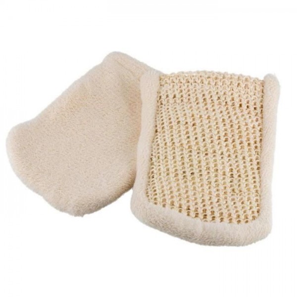 Gant de massage biface éponge/sisal tricoté - Croll & Denecke