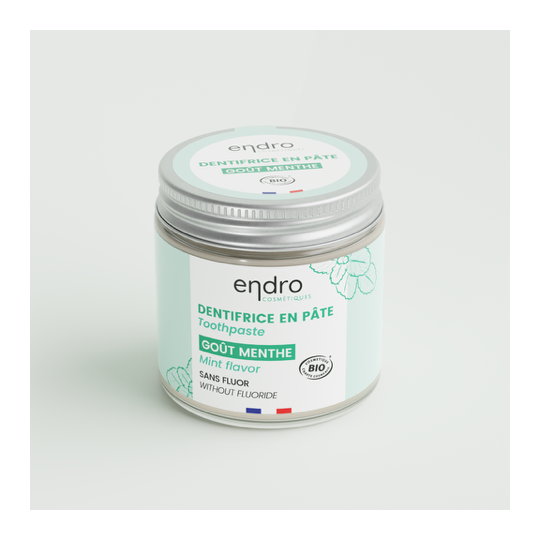 Dentifrice en pâte naturelle BIO - Menthe - Endro cosmétiques