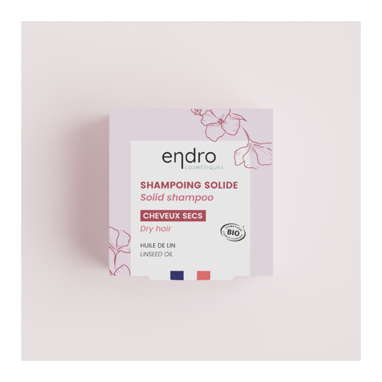 Shampoing solide BIO - Cheveux secs - Endro cosmétiques