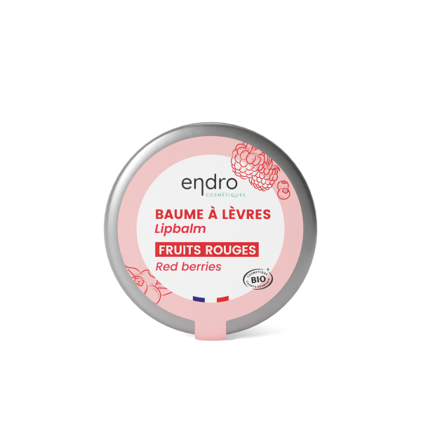 Baume à Lèvres Naturel BIO Fruits Rouges Endro Cosmétiques